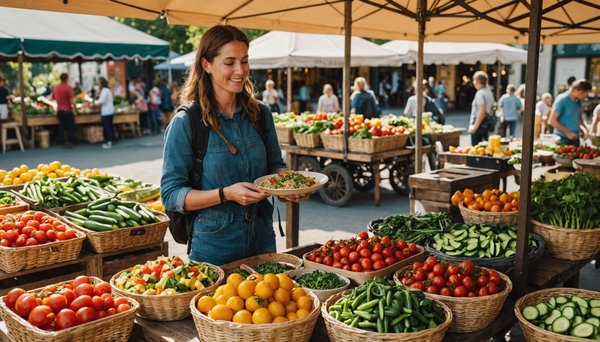 Comment se nourrir sainement et découvrir la gastronomie locale lors d'un voyage ?