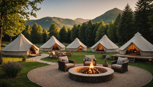 Quelle destination choisir pour un séjour en camping de luxe en Auvergne Rhône Alpes ?